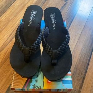black COBIAN sandals
